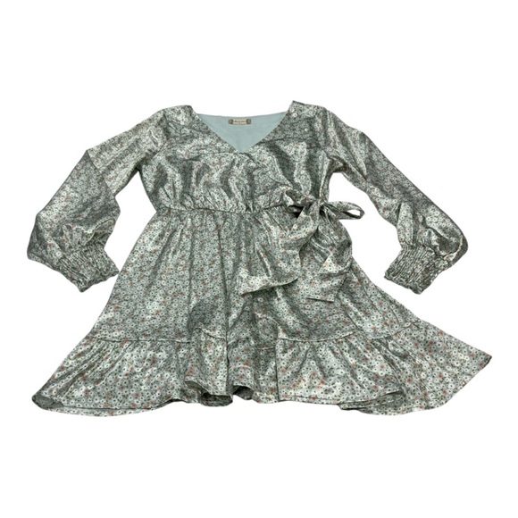 Altar'd State Green and Cream Floral Dress - Picture 5 of 10